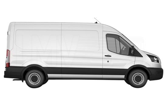Large Van for all removals in Longlands - Side View